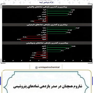 تداوم صدرنشینی شاروم در بازدهی نمادهای پتروشیمی