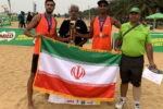 قهرمانی تیم والیبال ساحلی ایران در آسیای مرکزی