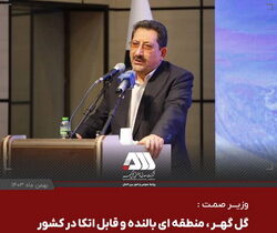 گل گهر ، منطقه ای بالنده و قابل اتکا در کشور