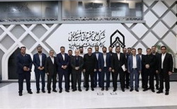 بازدید مدیرعامل بانک سپه از پارک علم و فناوری دانشگاه جامع امام حسین (ع)