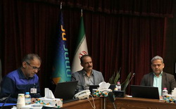 جلسه سربازرس و بازرسان ارشد اداره کل استان با مدیر عامل و روئسای امور پتروشیمی پارس