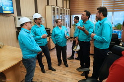 دیدار دکتر حاتمی با کارکنان آهن‌سازی SKS