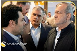 بازدید ویژه رئیس جمهور از غرفه نفت سپاهان در نمایشگاه بین‌المللی نفت، گاز، پالایش و پتروشیمی