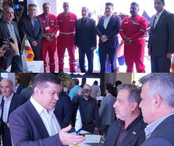 درخشش آتش نشانان پالایشگاه بندرعباس در واکنش سریع به حادثه اسکله شهید رجایی
