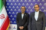 نشست مدیران عامل فولاد اکسین و لوله‌سازی اهواز در نمایشگاه نفت ۱۴۰۴