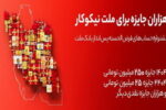 جایزه باران سپرده گذاران در جشنواره بزرگ حساب‌های قرض الحسنه پس انداز بانک ملت