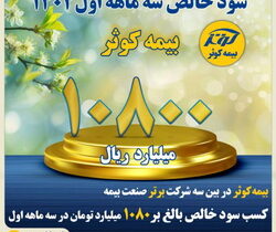 بیمه کوثر در بین سه شرکت برتر صنعت بیمه