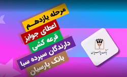 جوایز یازدهمین قرعه‌کشی سپرده سبای باشگاه مشتریان بانک پارسیان اهدا شد