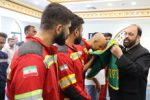 حضور کاروان خادمین حرم مطهر حضرت امام رضا (ع) در شرکت صبا فولاد خلیج فارس  
