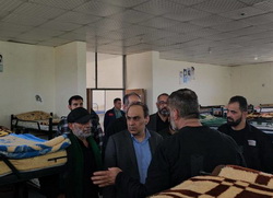 بازدید مدیرعامل فولاد اکسین از اردوگاه خدمت‌رسانی به زوار اربعین