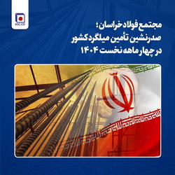 مجتمع فولاد خراسان؛ صدرنشین تأمین میلگرد کشور