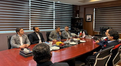 دیدار مدیرعامل فولاد اکسین خوزستان با مدیر شعب بانک توسعه تعاون خوزستان