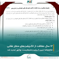 دوازده سال حمایت « مبین انرژی» از گونه لاکپشت منقار عقابی