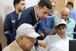 بازدید استاندار هرمزگان از شرکت صبا فولاد خلیج فارس