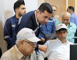 بازدید استاندار هرمزگان از شرکت صبا فولاد خلیج فارس