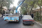 اجرای طرح جمعآوری خودروهای فرسوده در معابر منطقه ۲