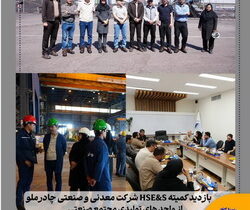 بازدید کمیته HSE&S شرکت چادرملو از واحد‌های تولیدی مجتمع صنعتی