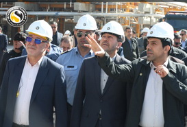بازدید استاندار و مقامات ارشد استان اصفهان از فاز نخست پروژه FRW پالایشگاه نفت سپاهان