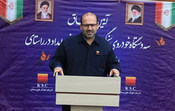 آیین الحاق سه دستگاه خودروی سنگین آتش‌ نشانی و امداد به بخش HSE شرکت فولاد خوزستان انجام شد