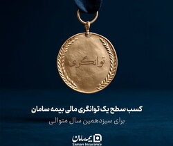 کسب سطح یک توانگری مالی «شرکت بیمه سامان»