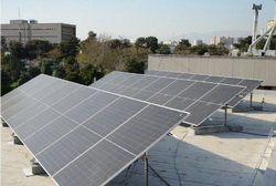 پژوهشکده علوم زمین به نیروگاه خورشیدی مجهز شد