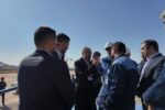 بازدید علیرضا چایچی از پروژه فولاد آلیاژی مرکزی بافق