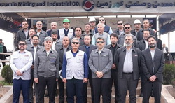 مدیرعامل ایمپاسکو و مدیران ایمیدرو در گهرزمین؛ بررسی میدانی عملیات استخراج