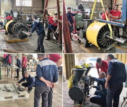 بومیسازی کامل وکیومپمپ برند زیمنس از تجهیزات حساس واحدهای شیمیایی پتروشیمی شهید تندگویان