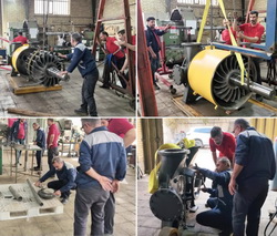 بومیسازی کامل وکیومپمپ برند زیمنس از تجهیزات حساس واحدهای شیمیایی پتروشیمی شهید تندگویان