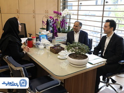 بازدید مدیرعامل بانک تجارت از شعب تهران در اولین روزهای کاری سال