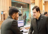 بازدید مدیرعامل بانك ملت از روند خدمت رسانی به مشتریان در شعب و واحدهای ستادی بانك