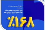 رکورد ۱۶۸ درصدی خالص درآمد بانک صادرات ایران در پایان ۱۴۰۴
