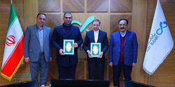امضای تفاهم‌نامه همکاری مشترک بانک دی و شرکت تجارت الکترونیک با سازمان منطقه آزاد ارس               