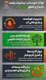 تولید پایدار؛ نقطه تلاقی صنعت، محیط زیست و توسعه در فولاد خوزستان