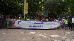 پاکسازی مسیر رودخانه بوژان توسط کارکنان و پیشکسوتان فولاد خراسان به مناسبت هفتهی محیط زیست