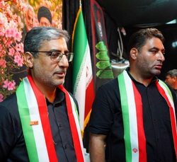 ​ میزبانی موکب شرکت فولاد سنگان از زائران امام شهید