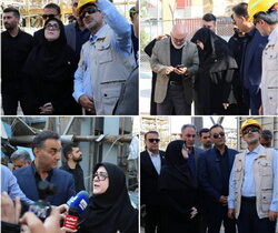 بازدید سخنگوی دولت از فجر انرژی؛ تأکید بر حمایت کامل دولت از بازسازی و تقدیر از فرماندهی میدان