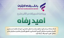 اسامی برگزیدگان آذر ماه قرعه‌کشی تسهیلات طرح «امید رفاه» بانک رفاه کارگران اعلام شد