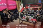 استقبال بی‌نظیر شرکت‌های دانش‌بنیان از غرفه اکسین در نمایشگاه ملی فولاد ایران